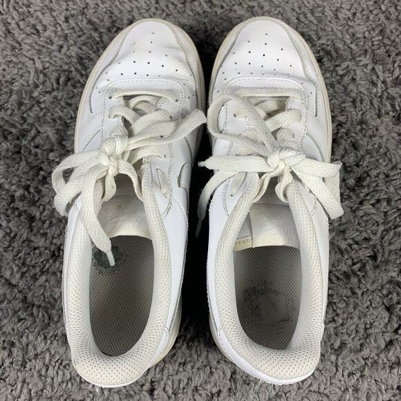 Nike Air Force 1 Triple White Kids Youth Size 5Y - Picture 5 of 8